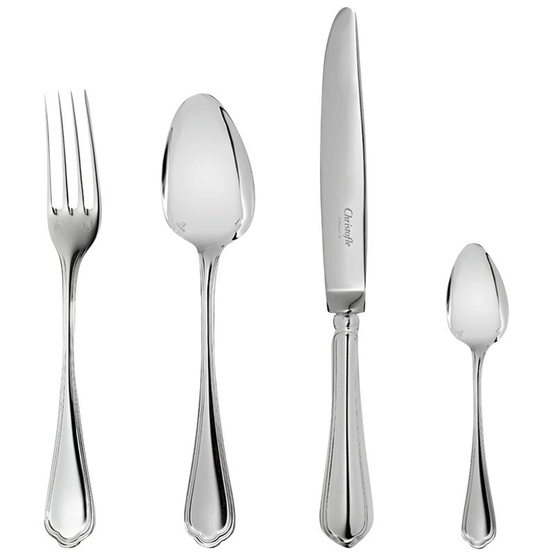 24 Pieces 0012824 Spatours silver platted - Christofle