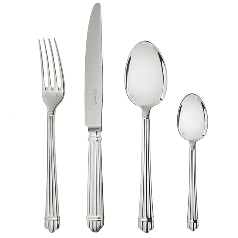 36 Pieces 00022836 Aria Silver platted - Christofle