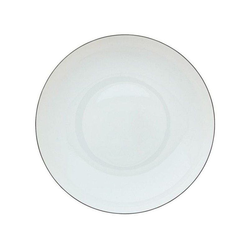 Assiette creuse coupe Monceau platine - Raynaud