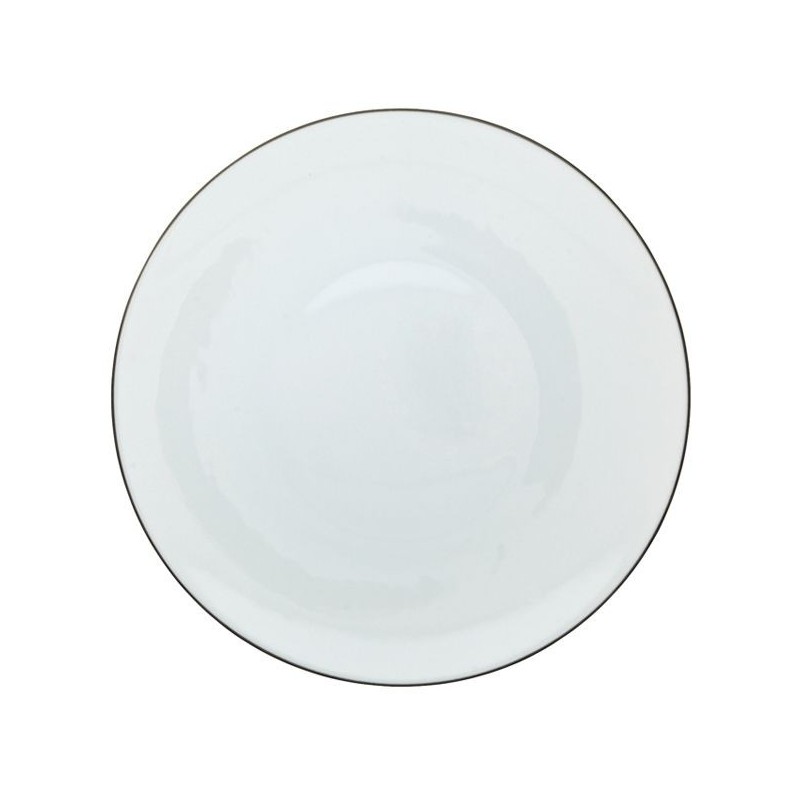 Assiette plate Monceau platine - Raynaud