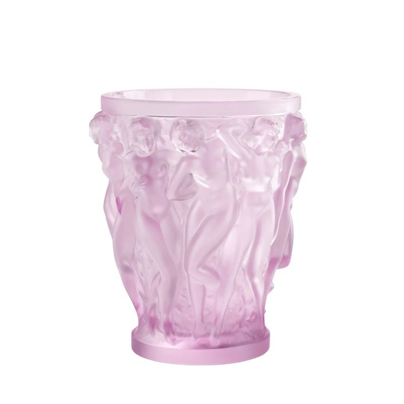 Bacchantes pink luster 10801300 Vase - Lalique