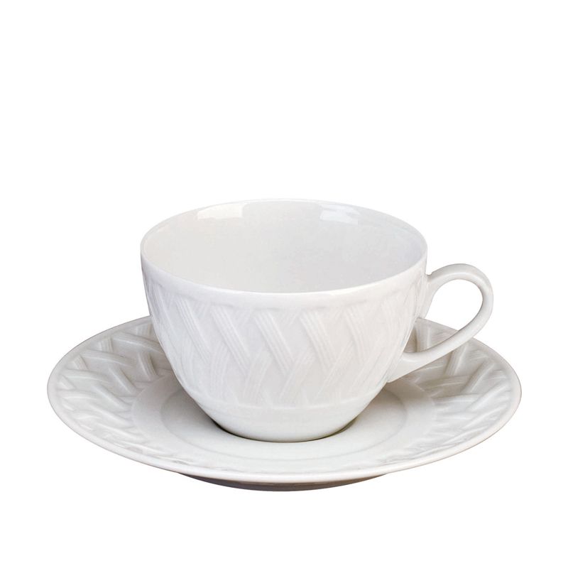 Boite/6 tasses et soucoupes à thé 002694 Louisiane - Deshoulières