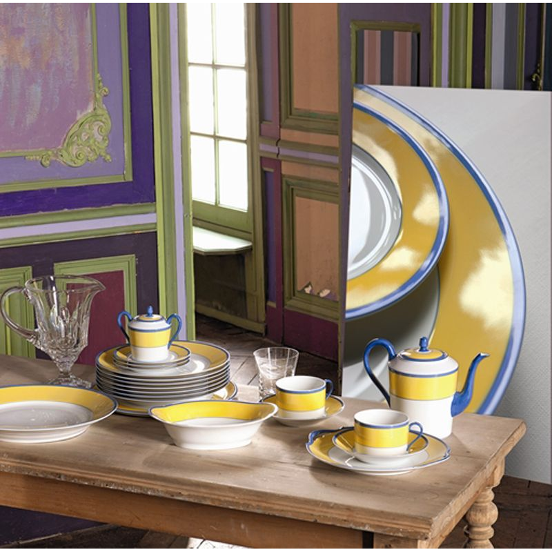 Cream soup bowl and saucer MONE-05/005 Monet - Haviland & Parlon