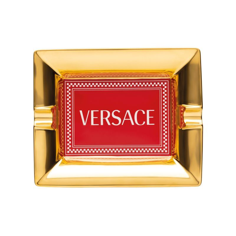 Ash-tray Large red  Medusa Rhapsody - Versace