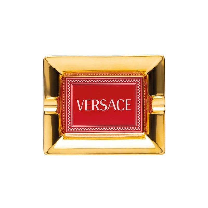 Ash-tray Small red  Medusa Rhapsody - Versace