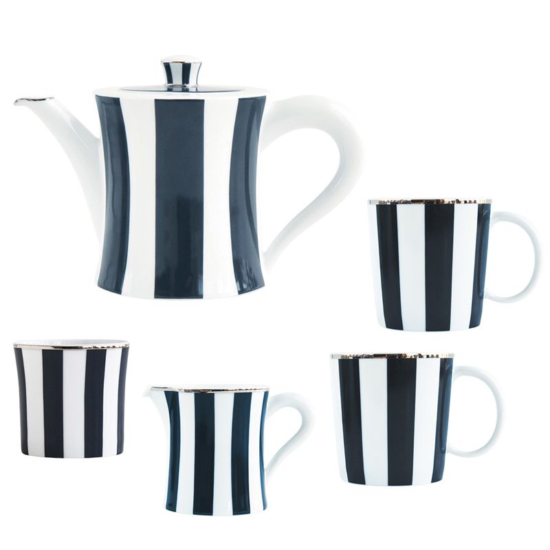 Set 5 pieces 1856 22987 Galerie Royale Bleu Nuit Bernardaud