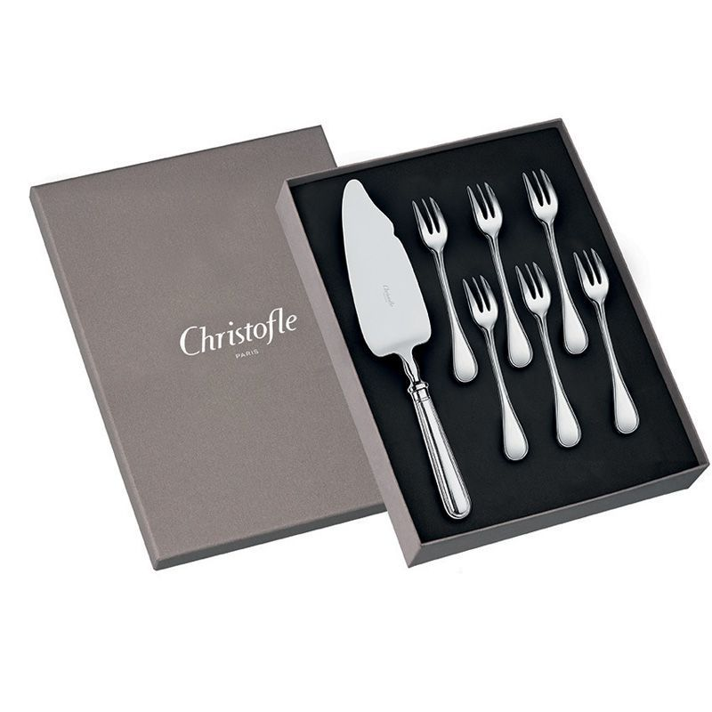 Coffret/7 pièces gâteaux 00021666 Albi Métal argenté - Christofle