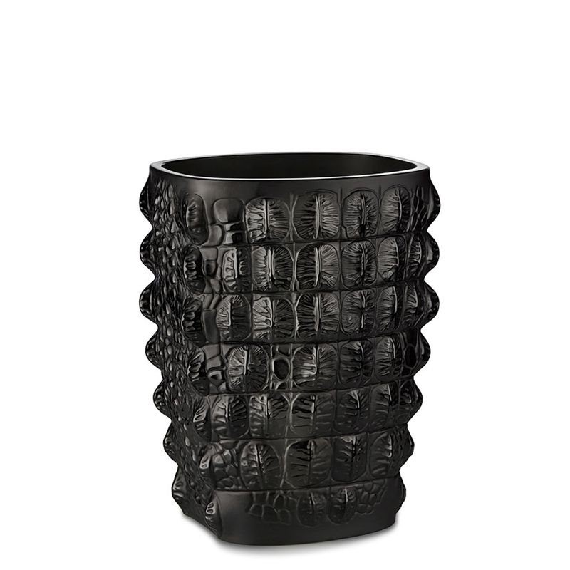 Croco noir 10758100 Vase - Lalique