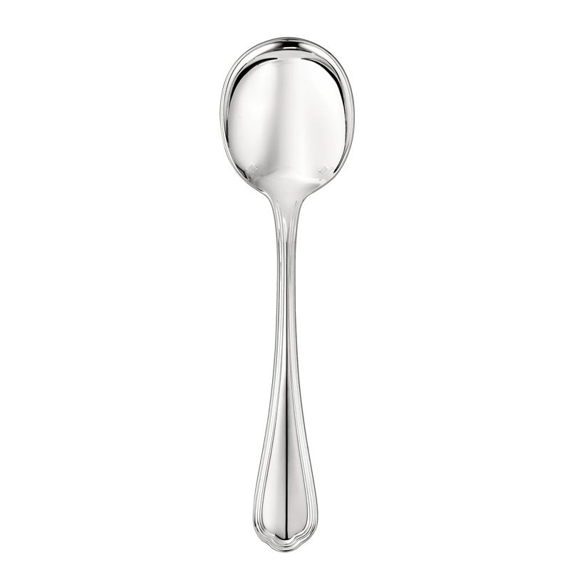 Cream soup spoon 00021001 Spatours silver platted - Christofle