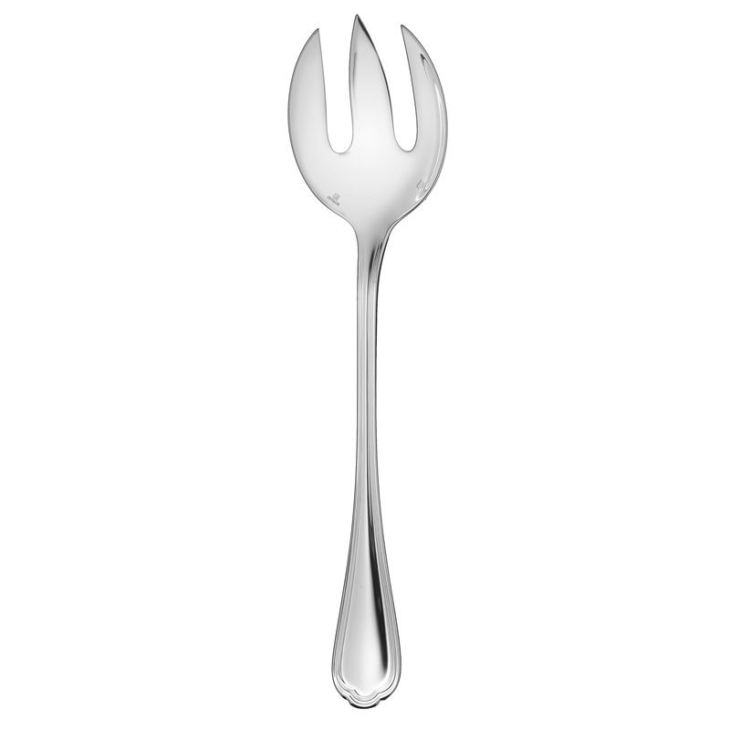 Salad serving fork 00012083 Spatours silver platted - Christofle