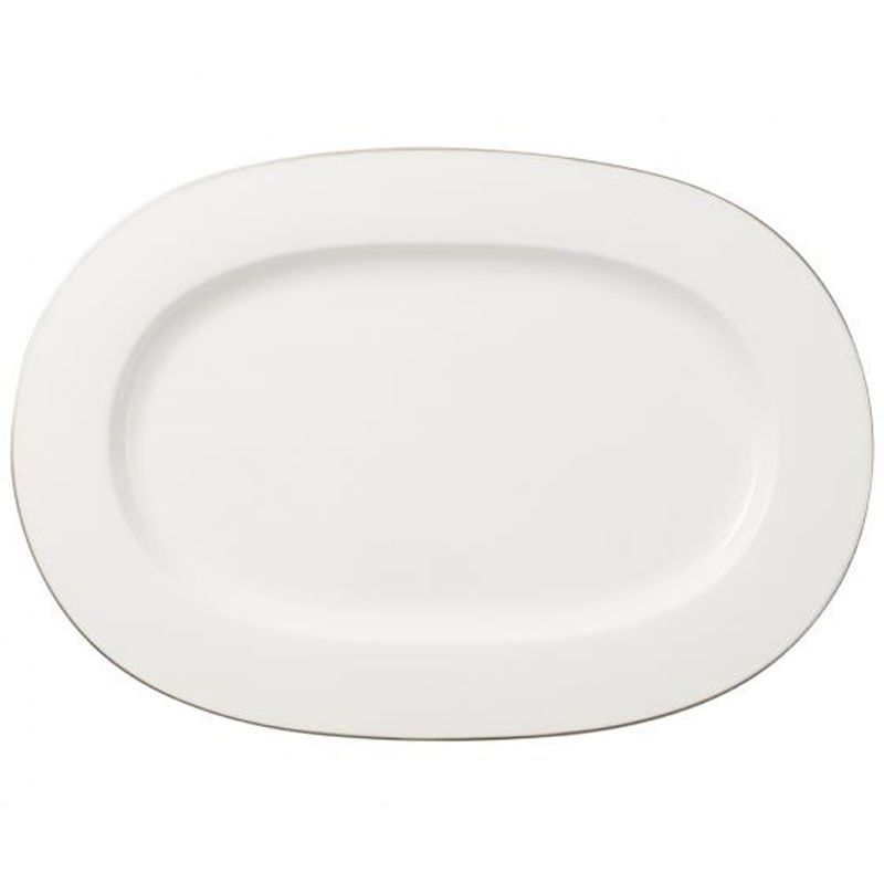 Plat ovale 10-4636-2940 Anmut Platinum N°1 - Villeroy & Boch  