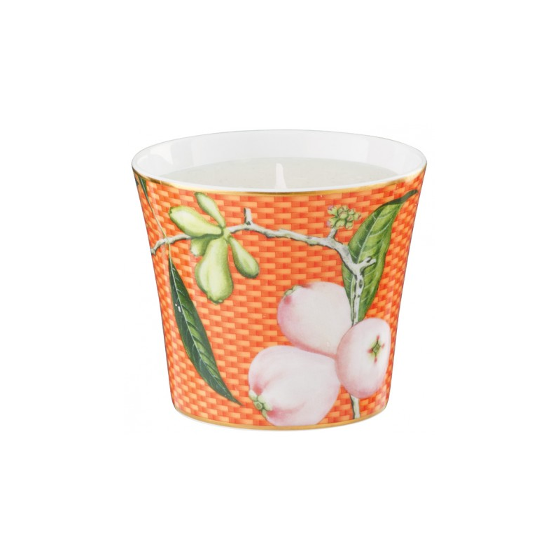 Candle pot Water apple orange Trésor fleuri - Raynaud