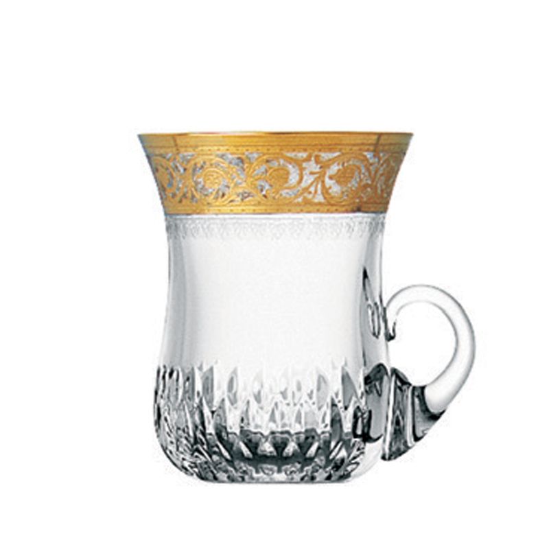 Tea cup with handle 30713700 Thistle or - Saint Louis