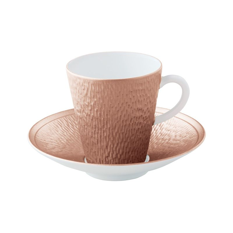 Tasse et soucoupe à café Ciel Minéral irisé - Raynaud