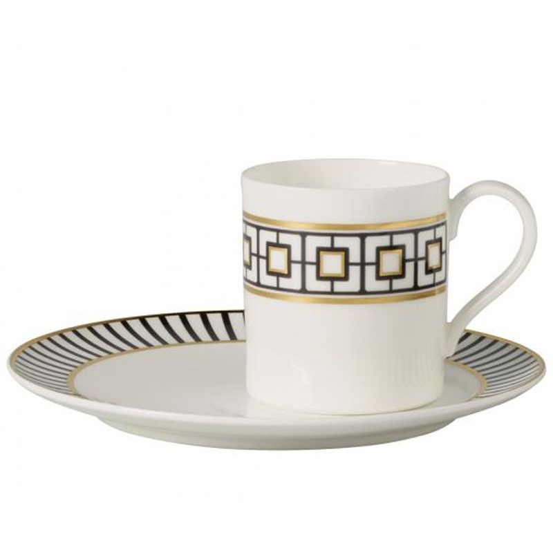 Tasse et soucoupe à café 10-4652-1290 MétroChic - Villeroy & Boch 