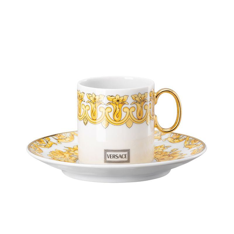 Tasse et soucoupe à expresso Medusa Rhapsody - Versace