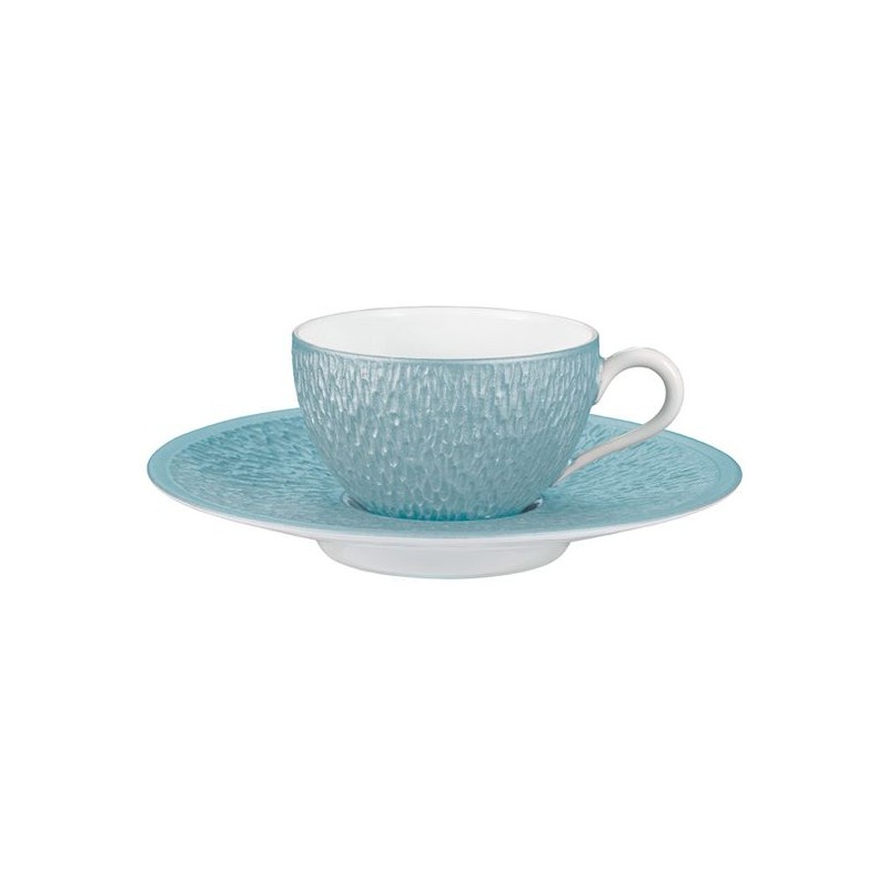 Tasse et soucoupe à moka Ciel Minéral irisé - Raynaud