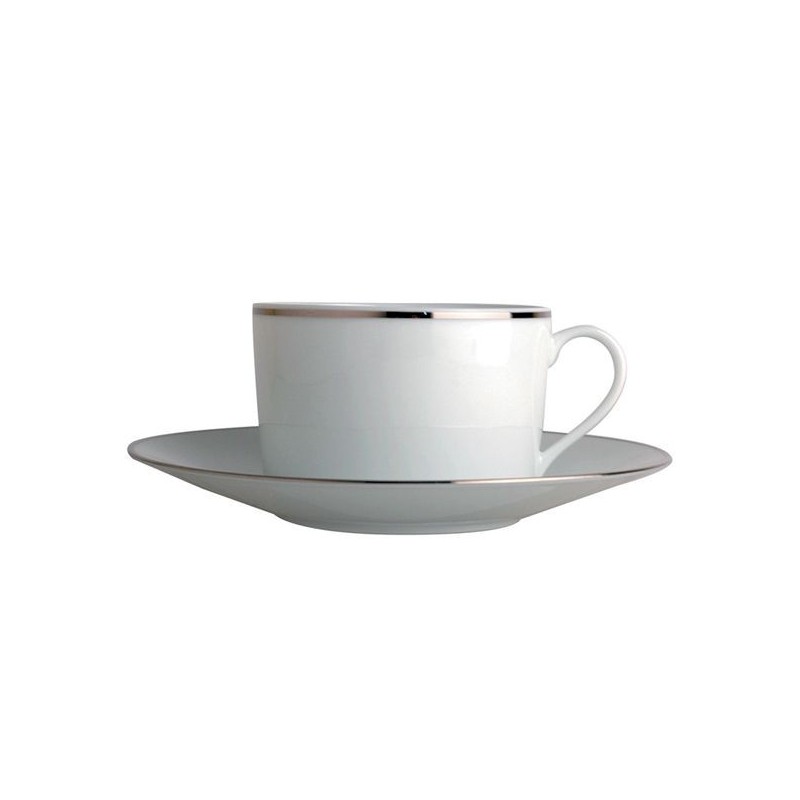 Tasse et soucoupe th 0758 91 Cristal Bernardaud