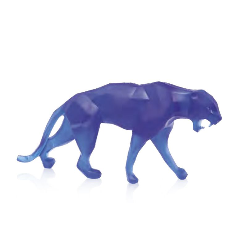 Wild Panther blue  05335 Editions limitées - Daum