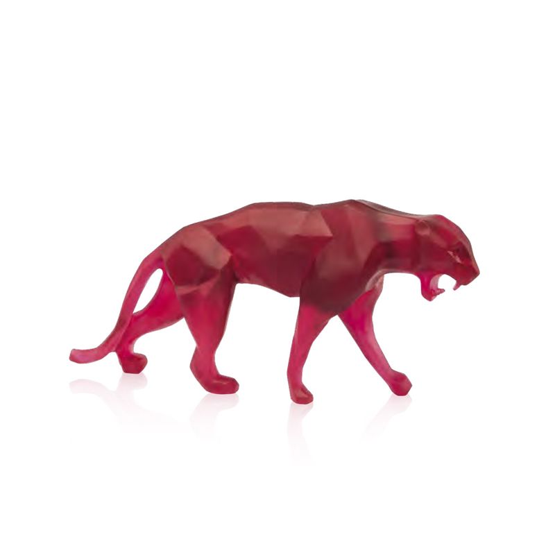 Wild Panther red 05335-2 Editions limitées - Daum